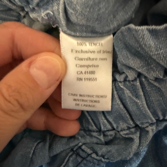 Gentle Fawn - Drawstring denim Shorts - Picture 2 of 7